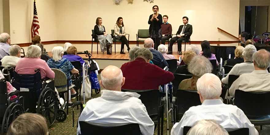 performers at senior center